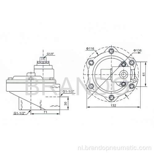 Air Control Pulse klep van 1 Inch